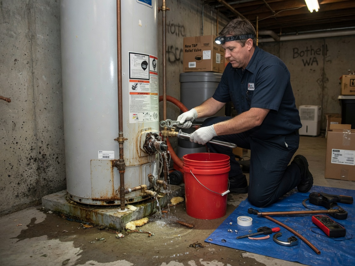 Leaking Water Heater Repair in Bothell, WA